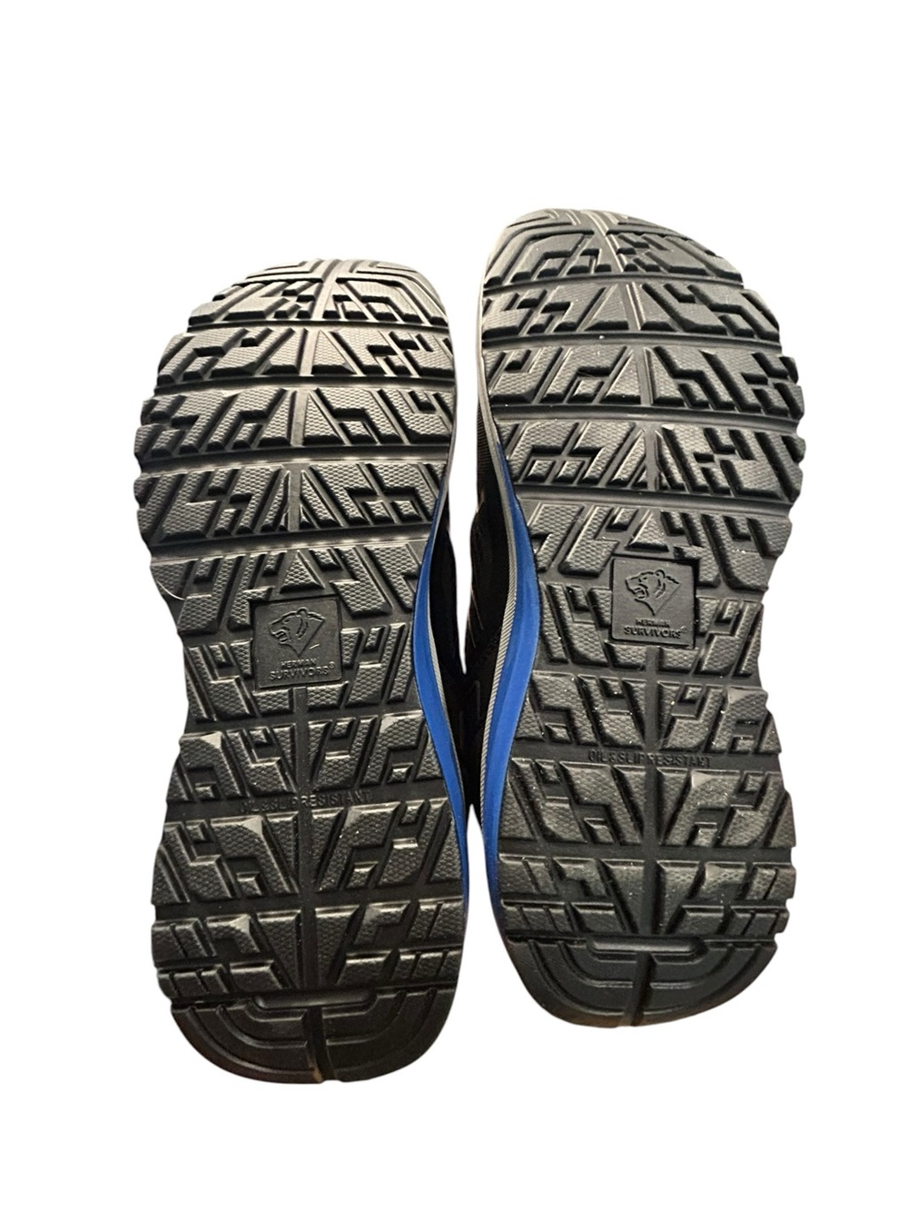 Herman Survivors Black Blue Comp Toe Work Safety Shoes Men’s Slip Resistant NWB - Picture 5 of 13